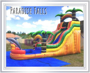The Tropical Plunge Inflatable Water Slide