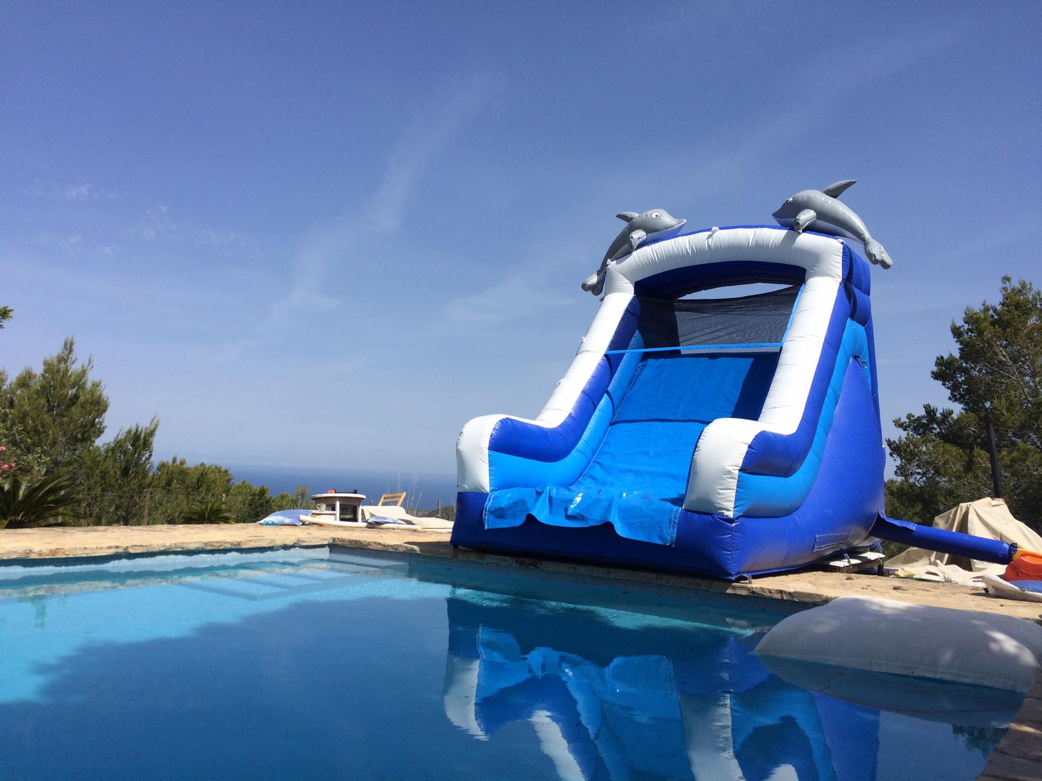 Inflatable water slides by Fairytale Ibiza