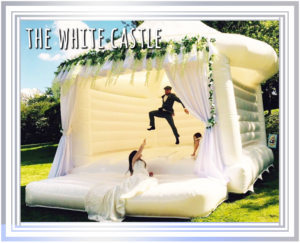 Fairytale Ibiza - Wedding Day photographs in The White bouncy castle