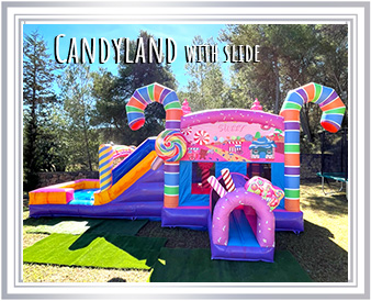 Racer Challenge Bouncy Castle Assault Course